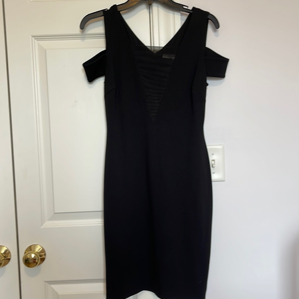 Halston Black Dress